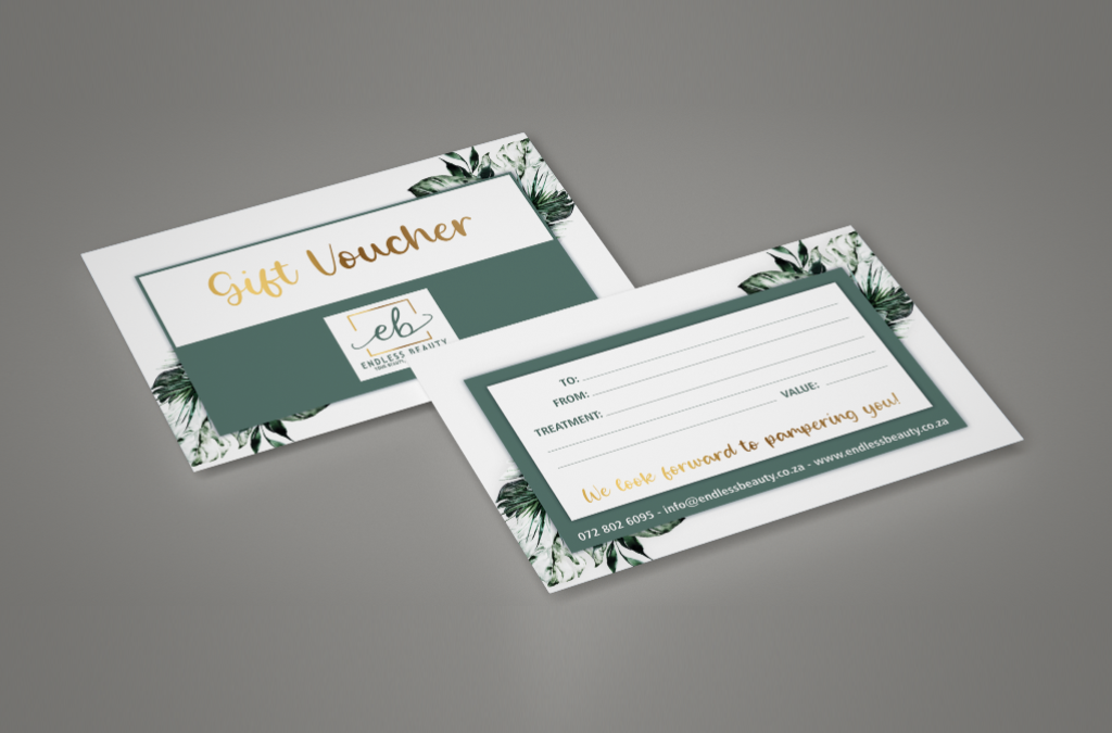 DL double sided Gift Voucher
