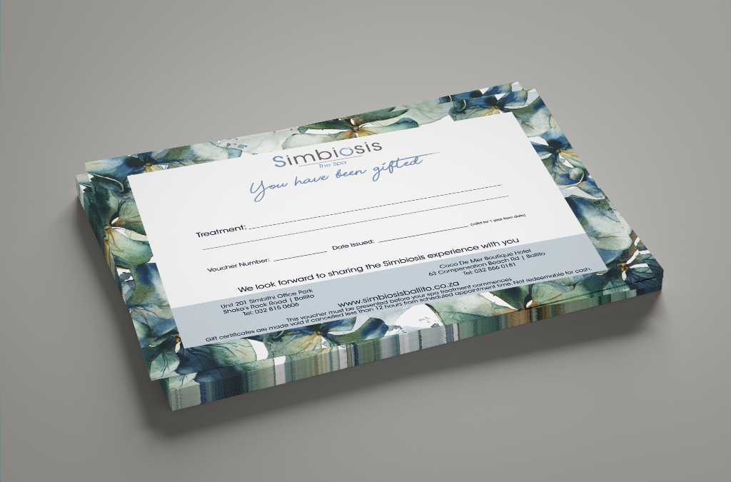 A5 double sided Gift Voucher
