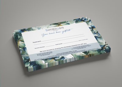A5 double sided Gift Voucher