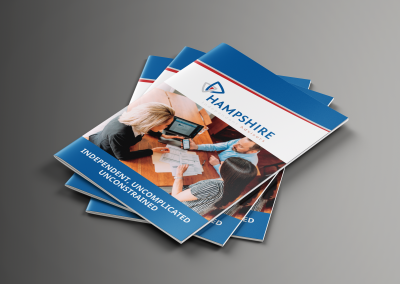 Company Profile with folder pocket