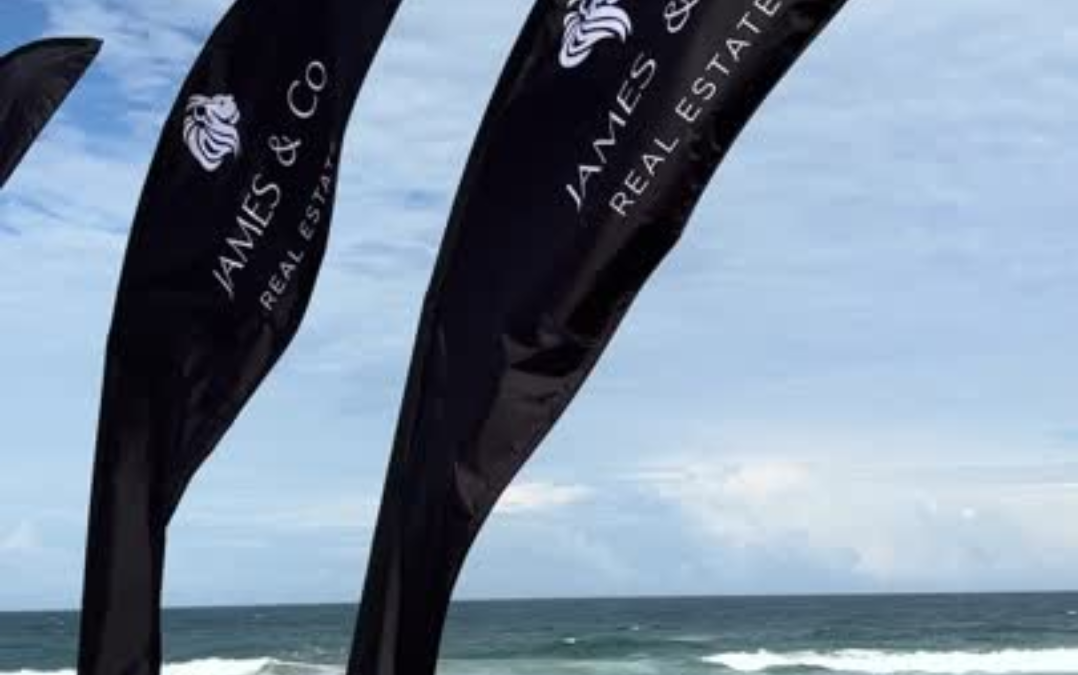 James & Co Teardrop Banners